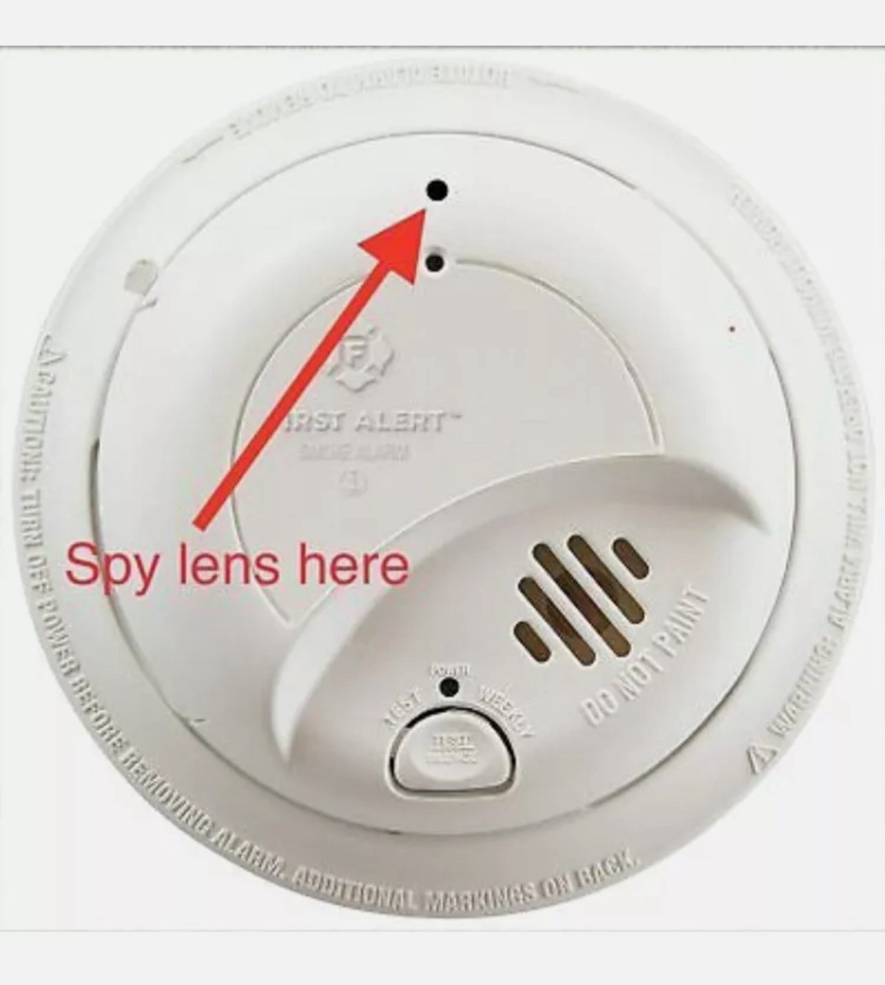 Spy smoke detector wifi camera 4K/1080p resolution motion detection