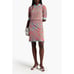 Diane Von Furstenberg Cruz Skirt Metallic Jacquard Tile/ Bella Palm Blue Medium