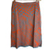 Diane Von Furstenberg Cruz Skirt Metallic Jacquard Tile/ Bella Palm Blue Medium