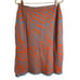 Diane Von Furstenberg Cruz Skirt Metallic Jacquard Tile/ Bella Palm Blue Medium