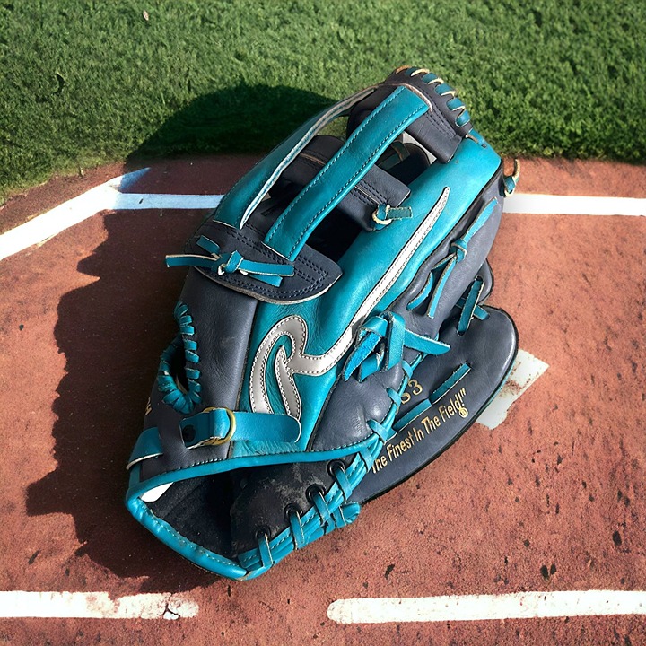 Rawlings Fastback Model Revolution RES 3 Rare Teal Color Baseball Glove Mitt