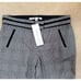 NWT - VERONICA BEARD White, Gray, and Black Glen Plaid Cigarette Pants - 6