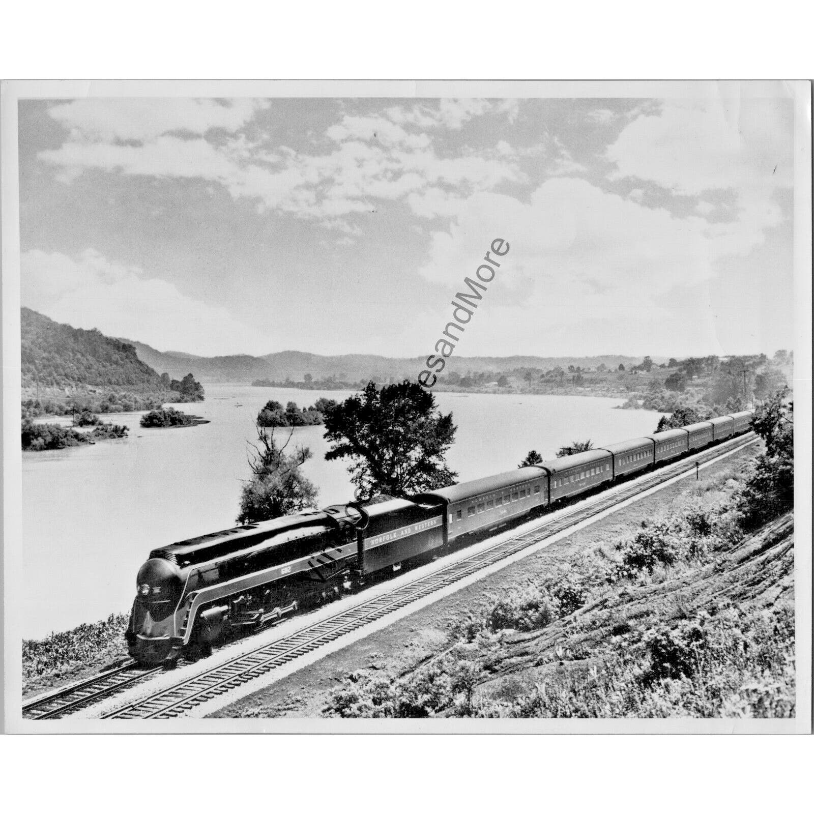 VTG 1940's Norfolk &Western Railway 602 Steam Locomotive Queen of Stream T1-59