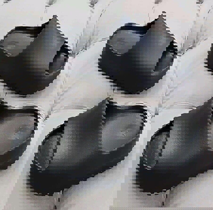 Adidas Yeezy Slides Black Sandals Flats Shoes Size 3 Unisex ID5104 New No Box