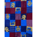 Vintage Sesame Street Child’s Handmade Quilt Blanket Big Bird Cookie Monster