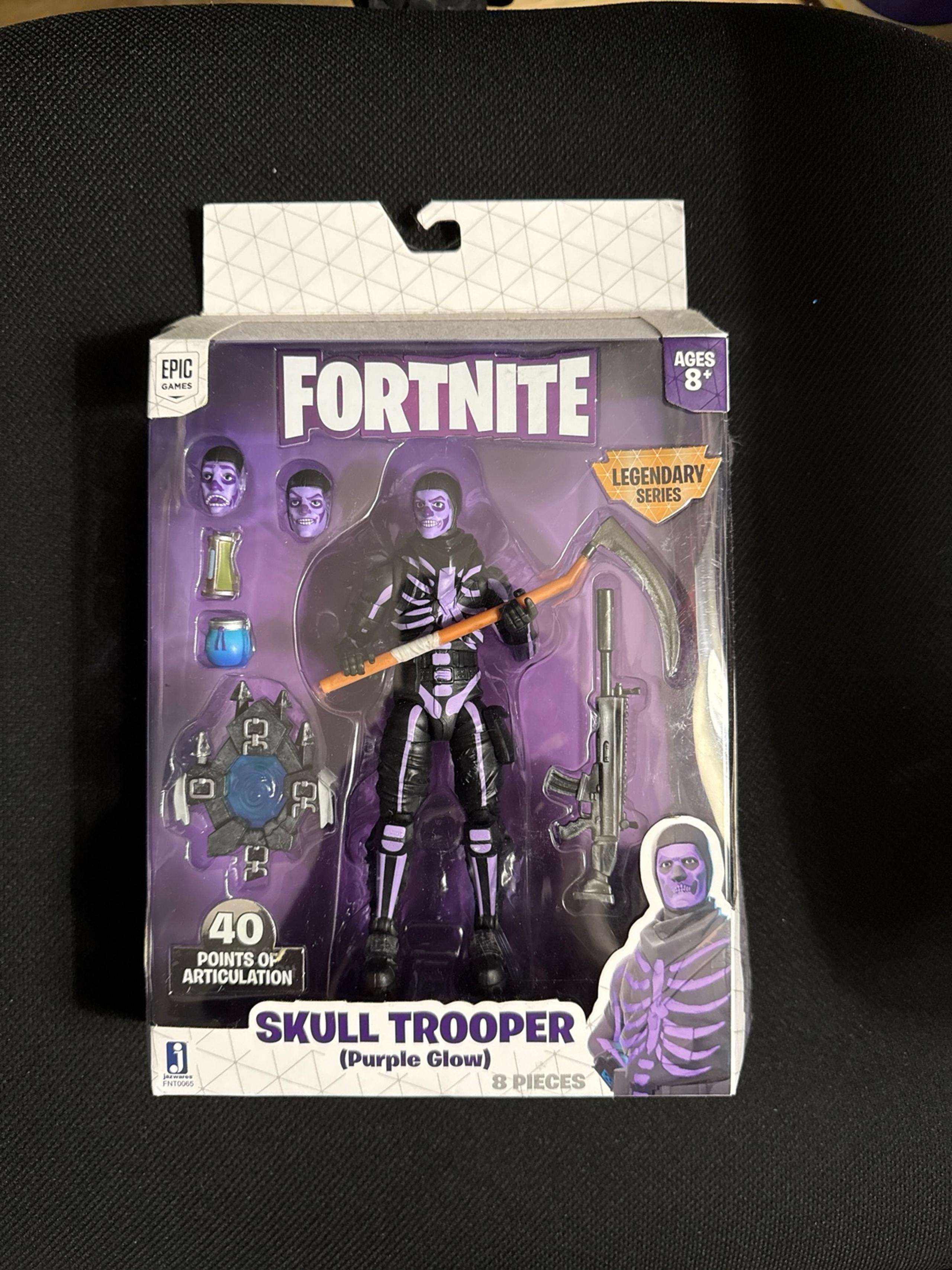 Fortnite Legendary Series Skull Trooper (Purple Glow) 6" Action Figure   NIB
