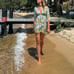 Trina Turk Silk Sheer Beach Cover Up Psychedelic Colors Women’s Size Large