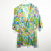 Trina Turk Silk Sheer Beach Cover Up Psychedelic Colors Women’s Size Large