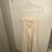House of CB Samaria Corset Fit & Flare Dress Vintage Cream