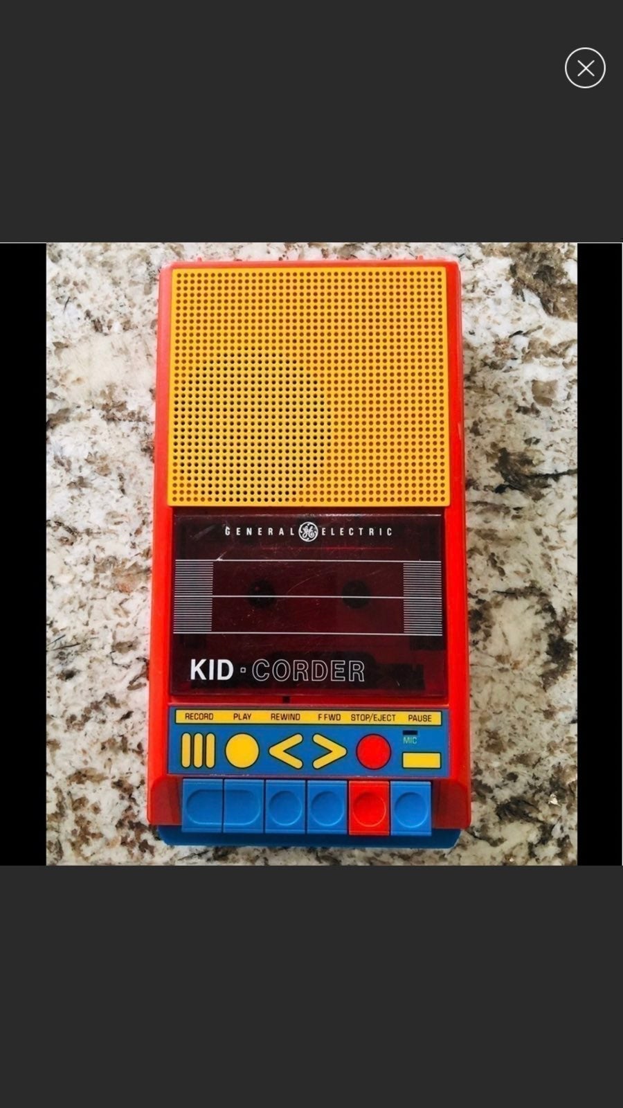 Vintage General Electric Kidcorder
