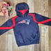 NFL New England Patriots Blue Red and White Youth Size Large 14/16 Hoodie
