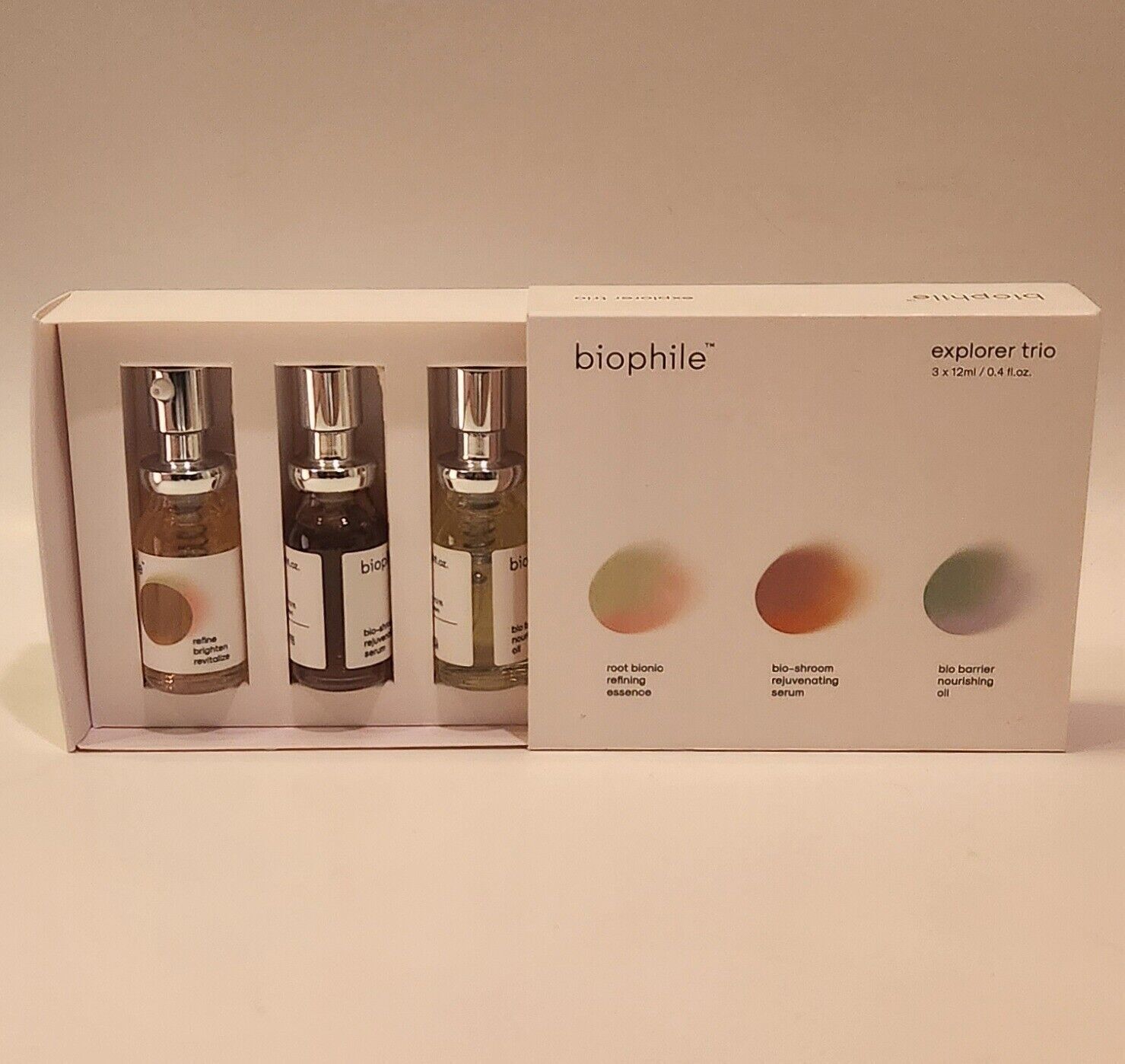 Biophile Explorer Trio 3 × .4 fl.oz