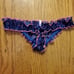 Vintage Y2k/2000's PINK VS Purple Ruffle Scrunch Thong