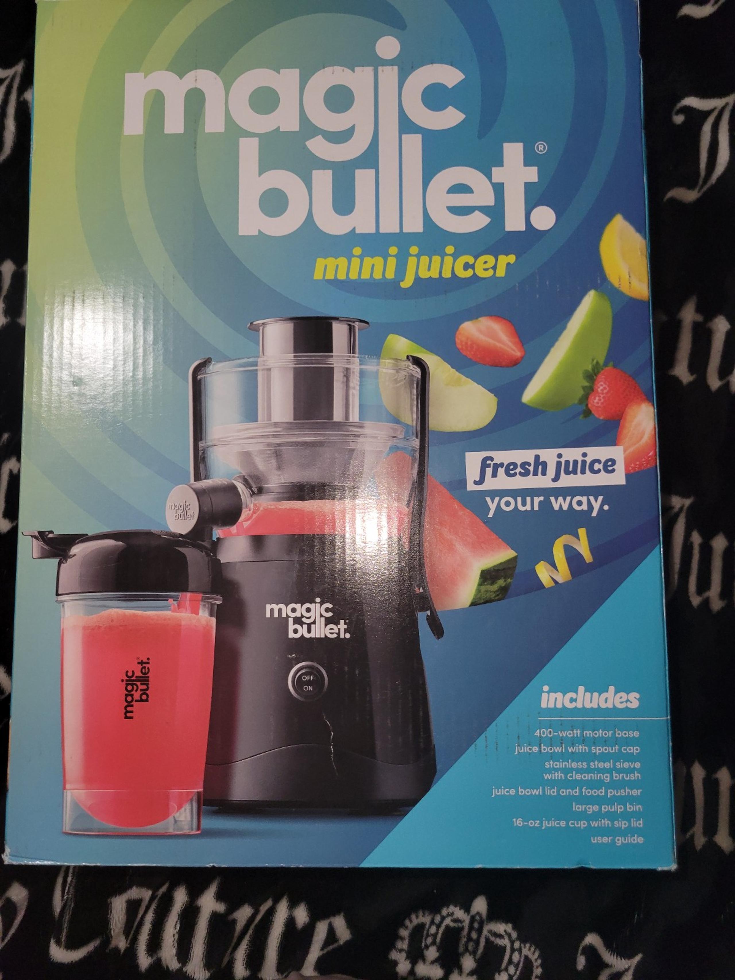Magic Bullet mini juicer