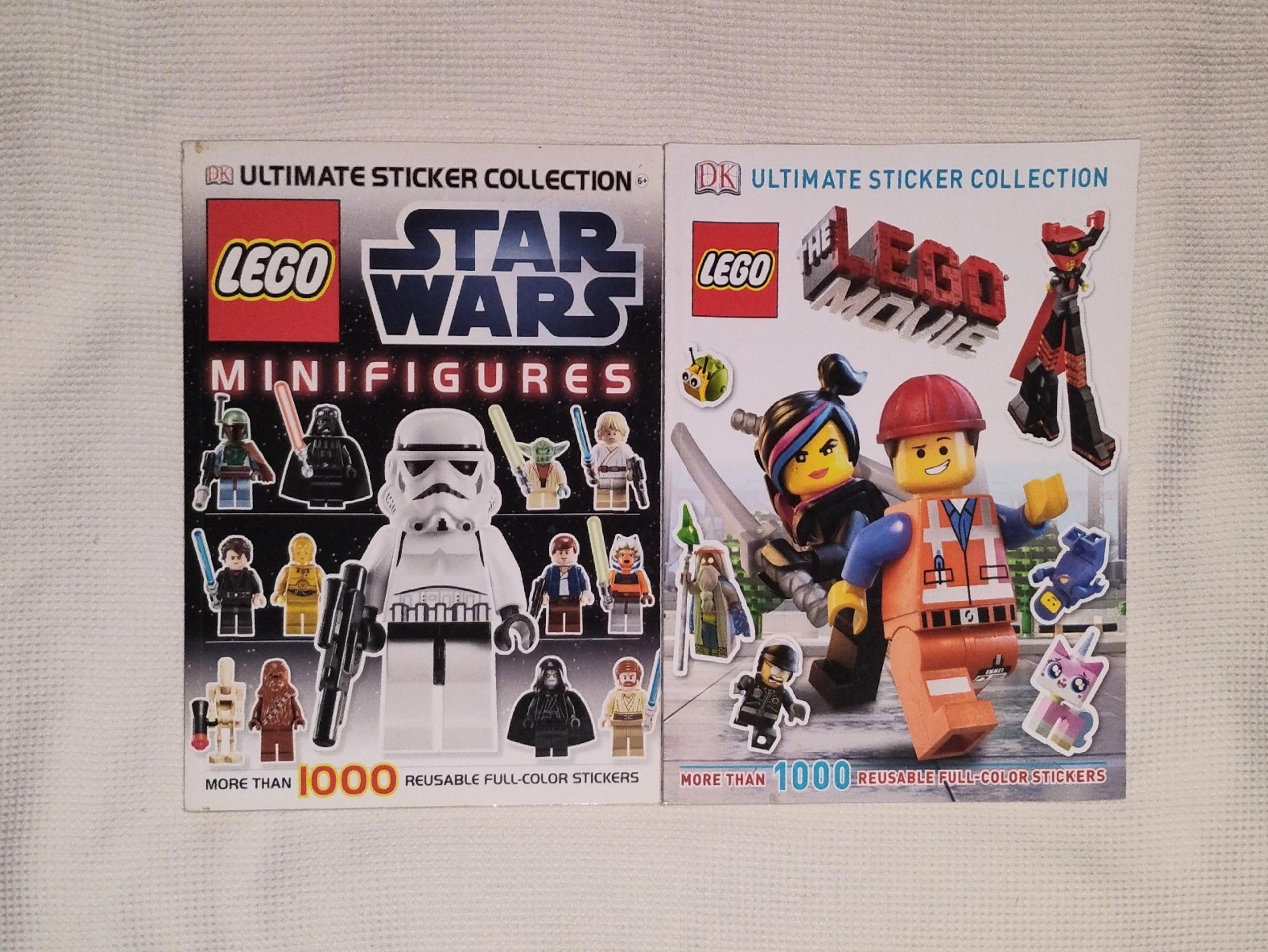 ■ Lego Minifig Ultimate Sticker Collection Books (2) ■