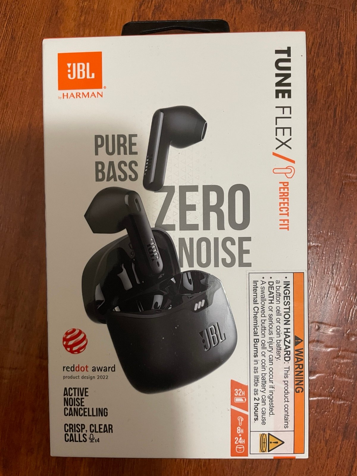 JBL TUNE Flex True Wireless Pure BASS/ZERO NC  Earbuds FACTORY SEALED- Black