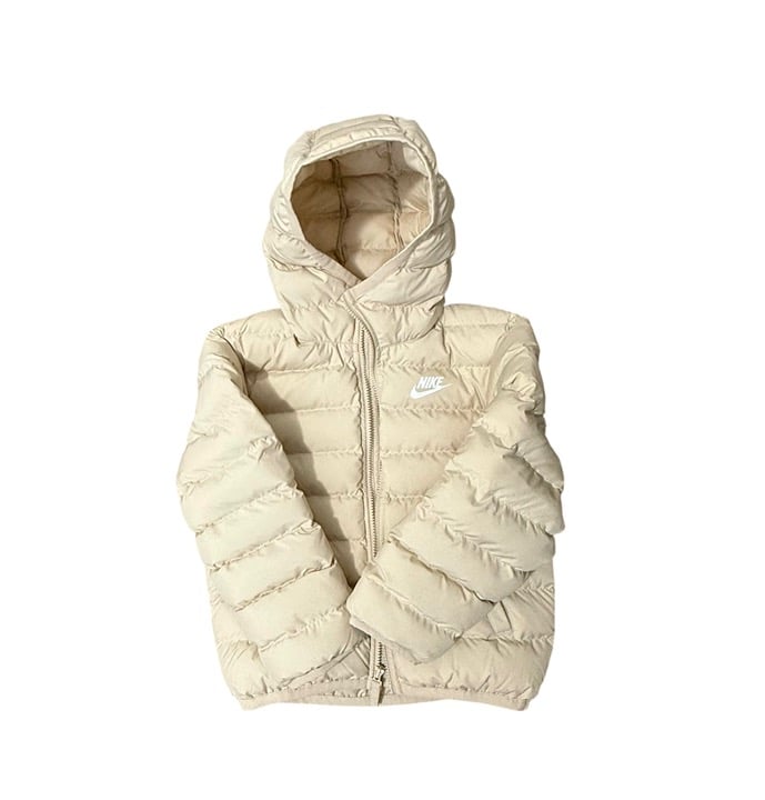 Nike Jacket Big Kids Sportswear Lightweight Synthetic Unisex XS Loose Fit Tan