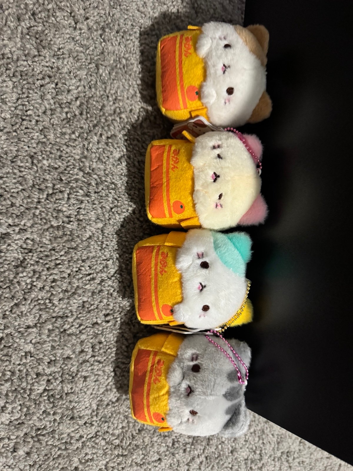 Toreba Cats in Cardboard Box Mascot Plush