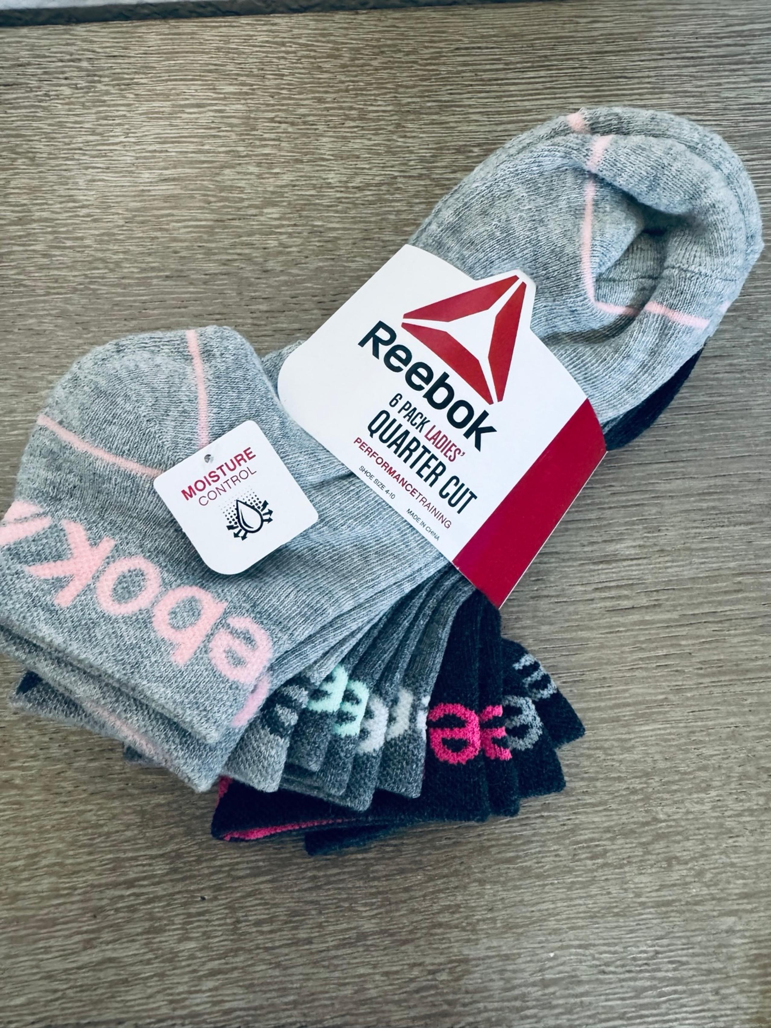 Reebok 6-ok Ladies Quarter Cut Socks
