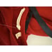 Soft Surroundings Sweater Women's Long Sleeve Pleated Back Boat Neck Red Size M
