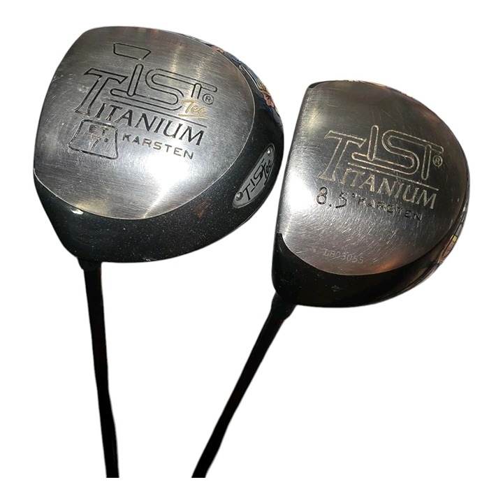 Ping Karsten ISI Tec Titanium Drivers LH 8.5 And ET 7 (Set Of 2) With HEAD COVER
