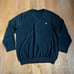 Mens Lacoste V Neck Pullover Sweater Black 100% Cotton sz 6 (XL)