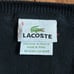 Mens Lacoste V Neck Pullover Sweater Black 100% Cotton sz 6 (XL)