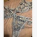 Baby Blue Applique Lace Underwire Thongs Lingerie Set Sexy Sets L1