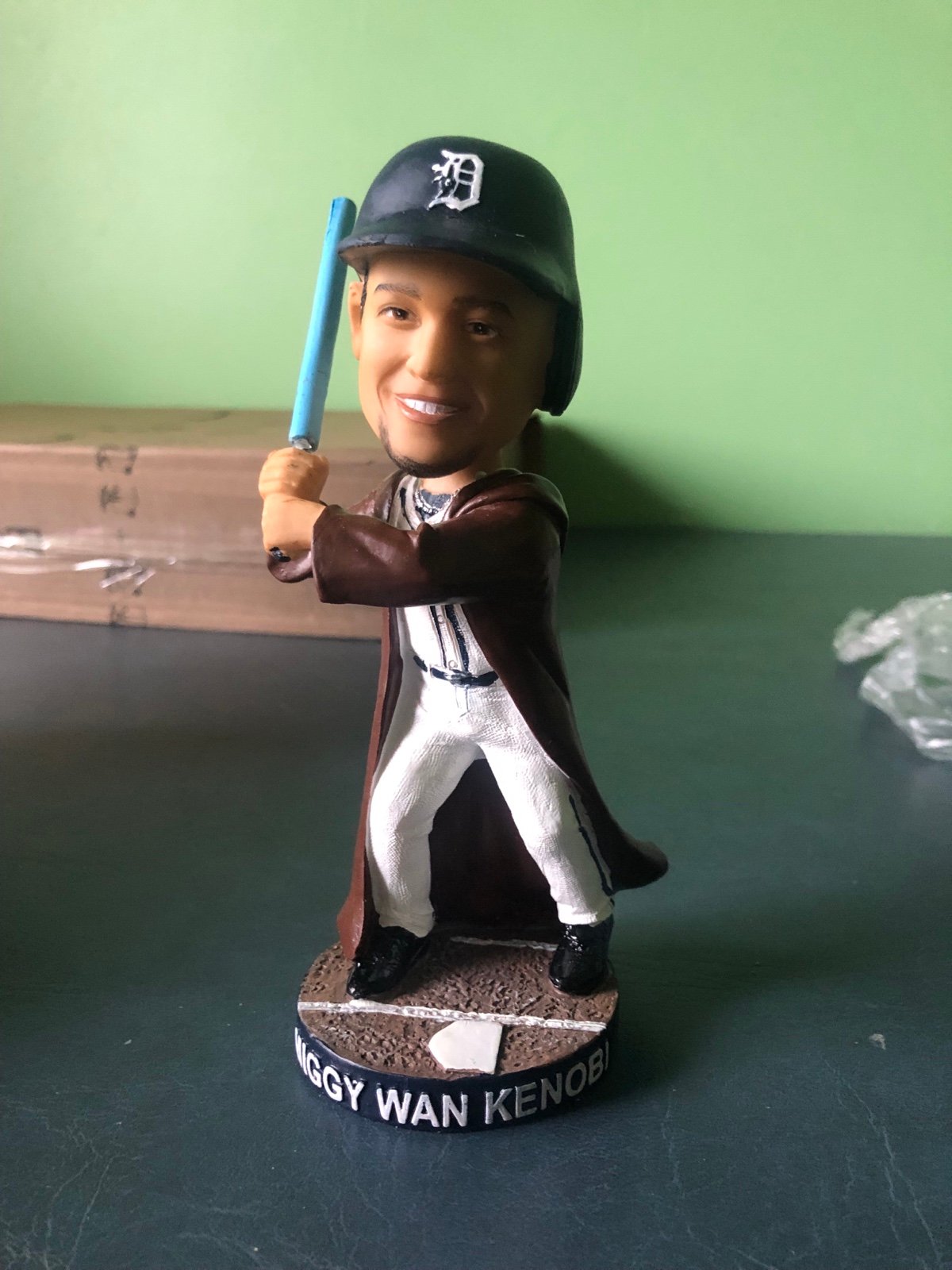 Bobblehead Miguel Cabrera Star Wars Miggy Wan Kenobi Rare