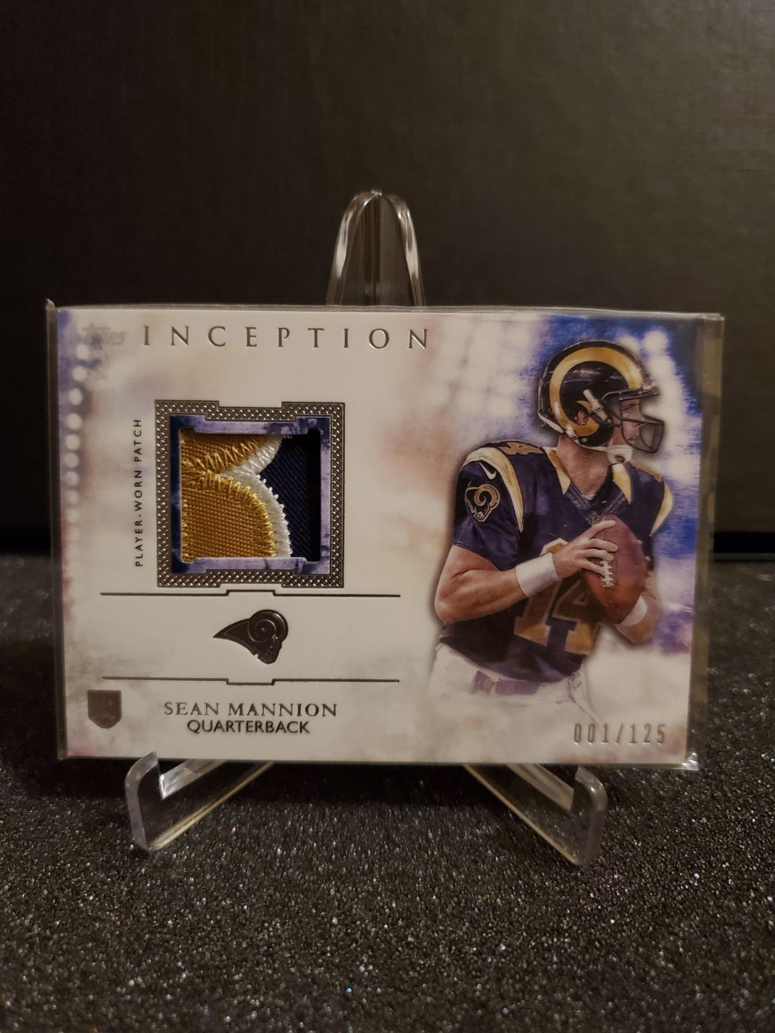 Sean Mannion worn patch