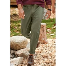 LL Bean Men XL Short Explorer Ripstop Comfort Waist Drawstring Tapered Pants