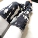 Tie Dye Knee Socks Navy Blue Sweatshirt Leg Warmers Thigh Highs Fleece Leggings