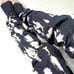 Tie Dye Knee Socks Navy Blue Sweatshirt Leg Warmers Thigh Highs Fleece Leggings
