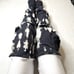 Tie Dye Knee Socks Navy Blue Sweatshirt Leg Warmers Thigh Highs Fleece Leggings