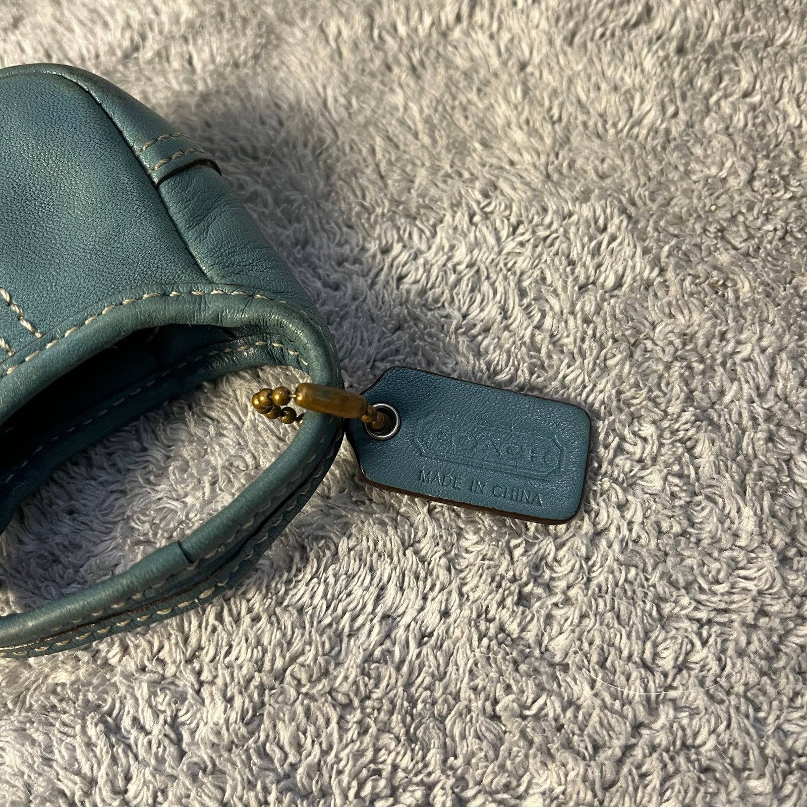 Vintage coach mini ergo key fob keychain purse charm Keychain