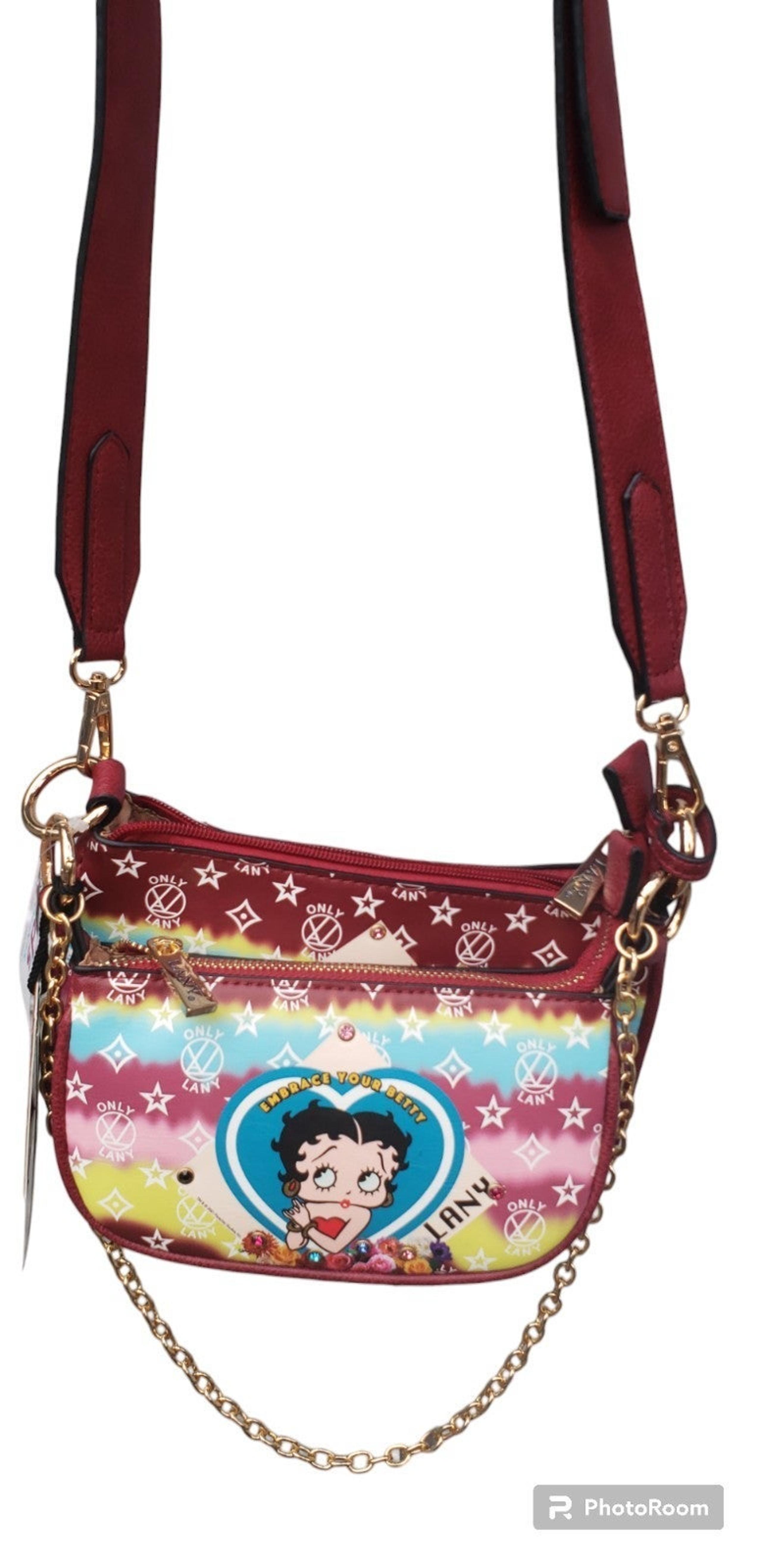 Betty Boop Faux Leather Small Purse Crossbody Lady Bag