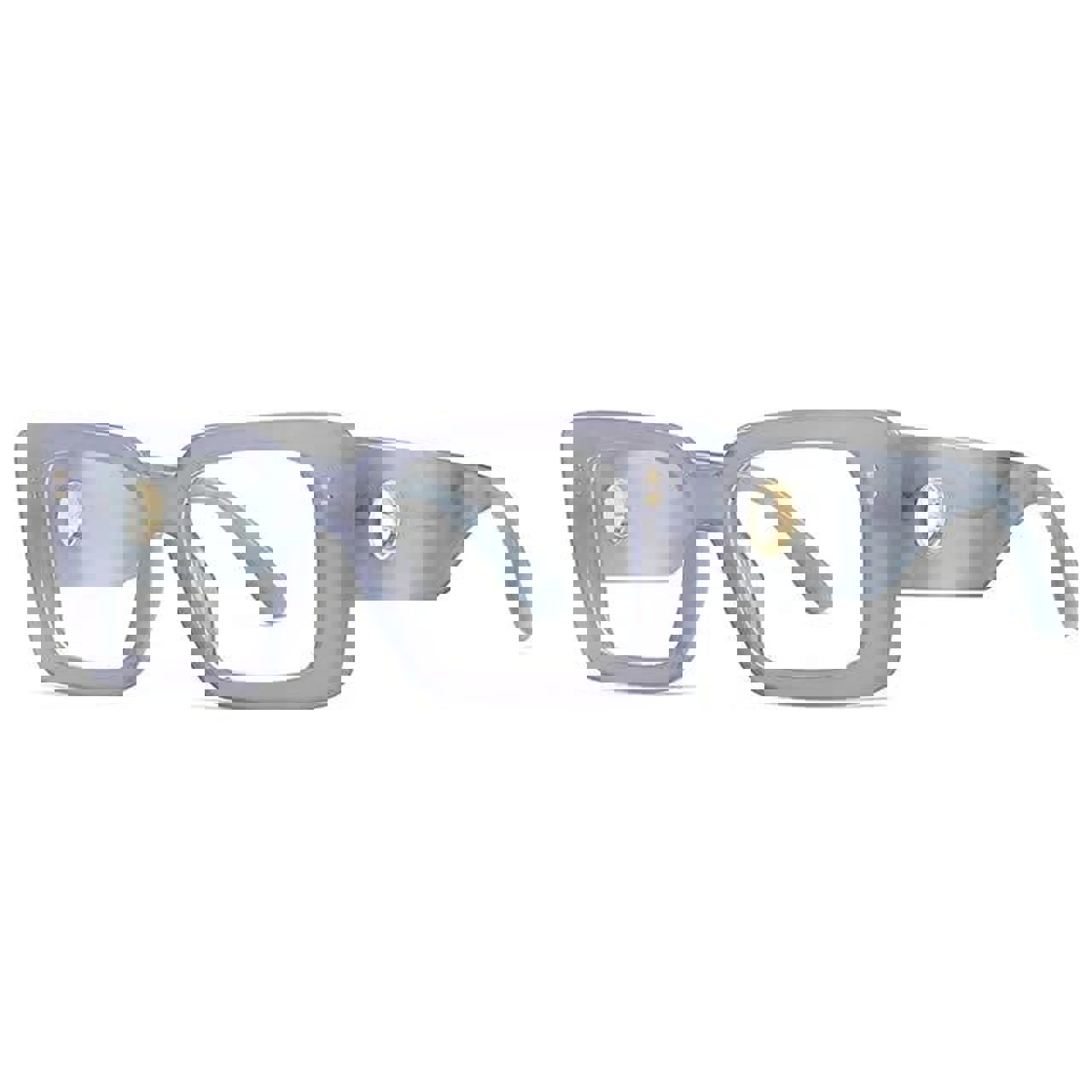 Women's Blue and Purple Sunglass