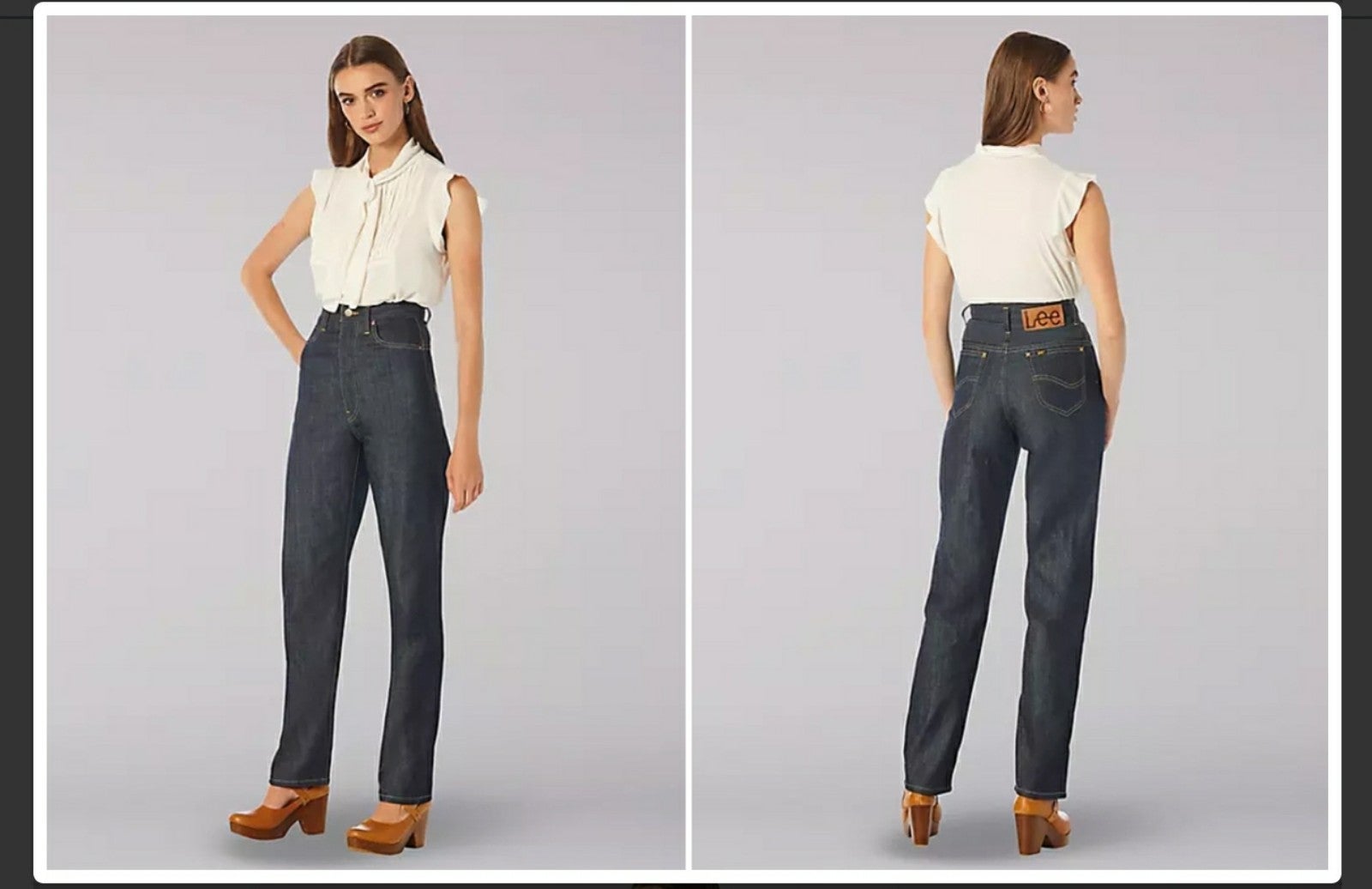 Re-Issue Rigid Ladies Lee Riders Jeans Size 28