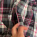 Victoria's Secret pink plaid Flannel PJ Pajama Set size xl