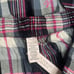 Victoria's Secret pink plaid Flannel PJ Pajama Set size xl