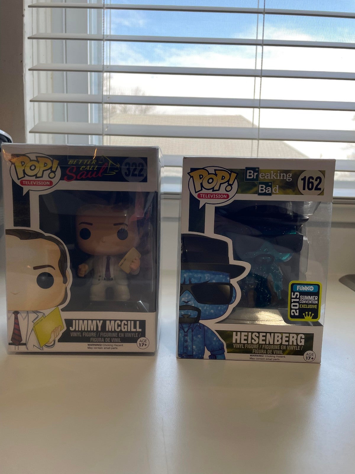 Heisenberg Crystal Blue & Jimmy Mcgill Funko Pop