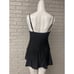 Tropical Escape Stripe Ruched Front One Piece Swimsuit Size 8
