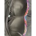 Tropical Escape Stripe Ruched Front One Piece Swimsuit Size 8