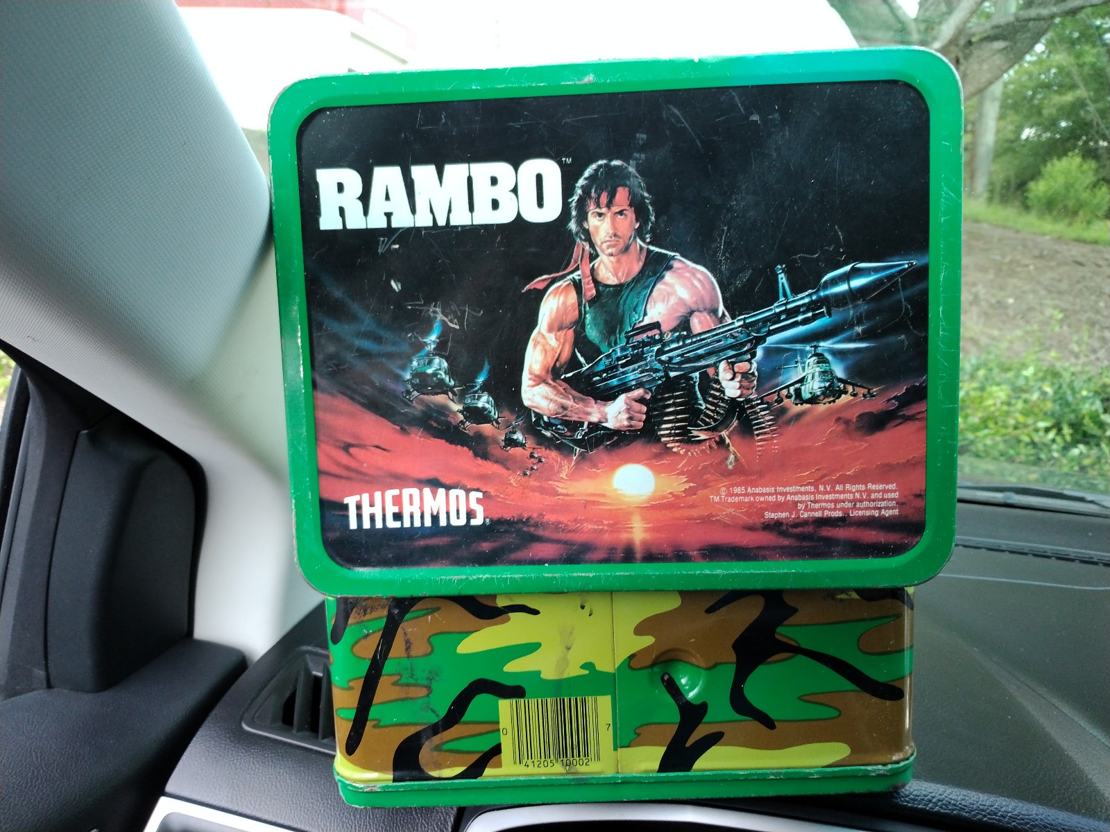 Rambo tin lunchbox