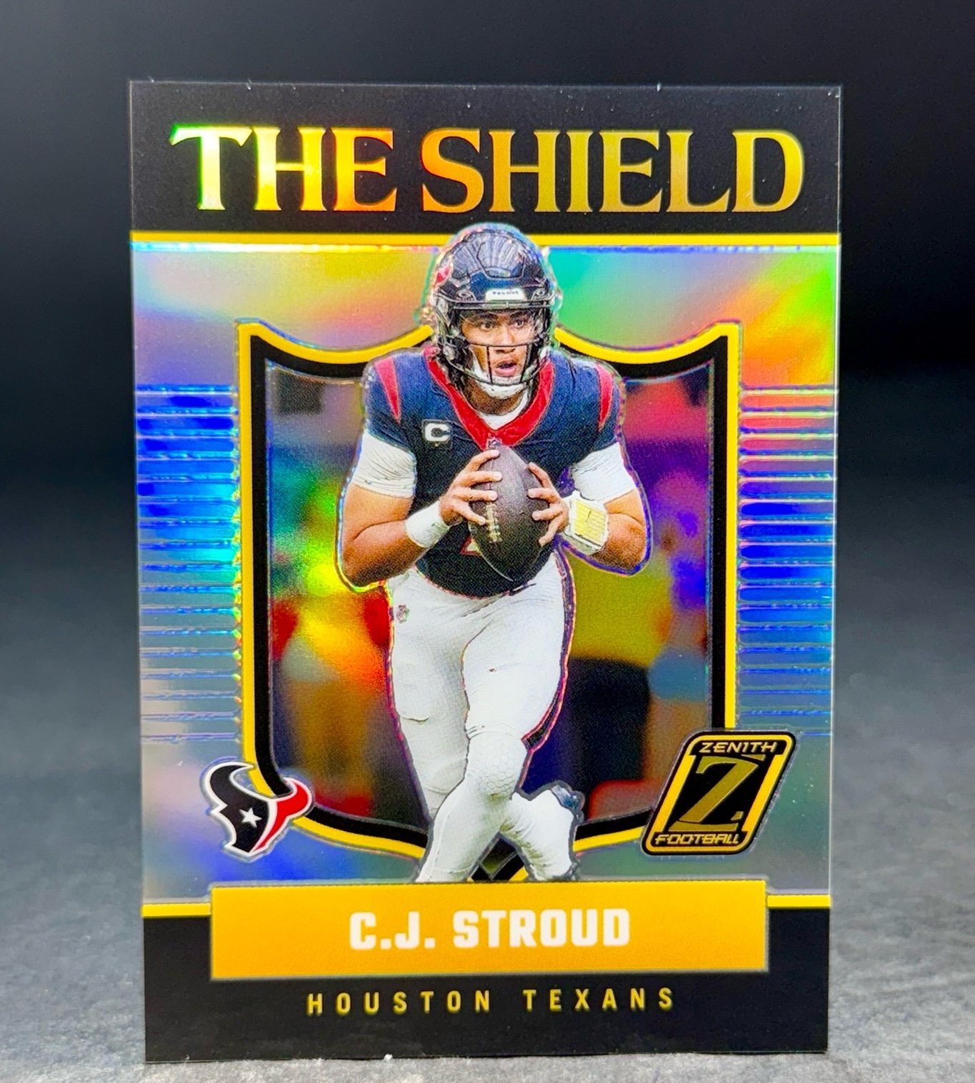 C.J. Stroud The Shield • 2024 Panini Zenith Football SSP Case Hit #17 Houston