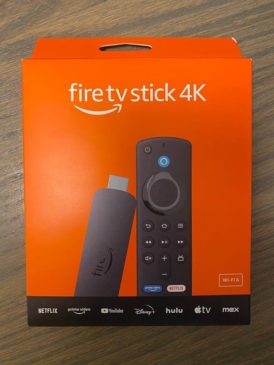 2024 Fire TV Stick 4K UHD streaming device, Wi-Fi 6, Alexa Voice Remote