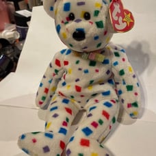 Born-January 1, 2000 A RETIRED Beanie Babie Ty2K RARE!!!! ages 3 and up!