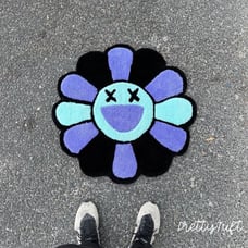 XX Murakami Flower Tufted Rug (colors can be changed)