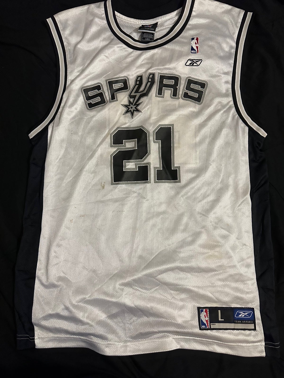 Reebok replica Tim Duncan San Antonio Spurs jersey