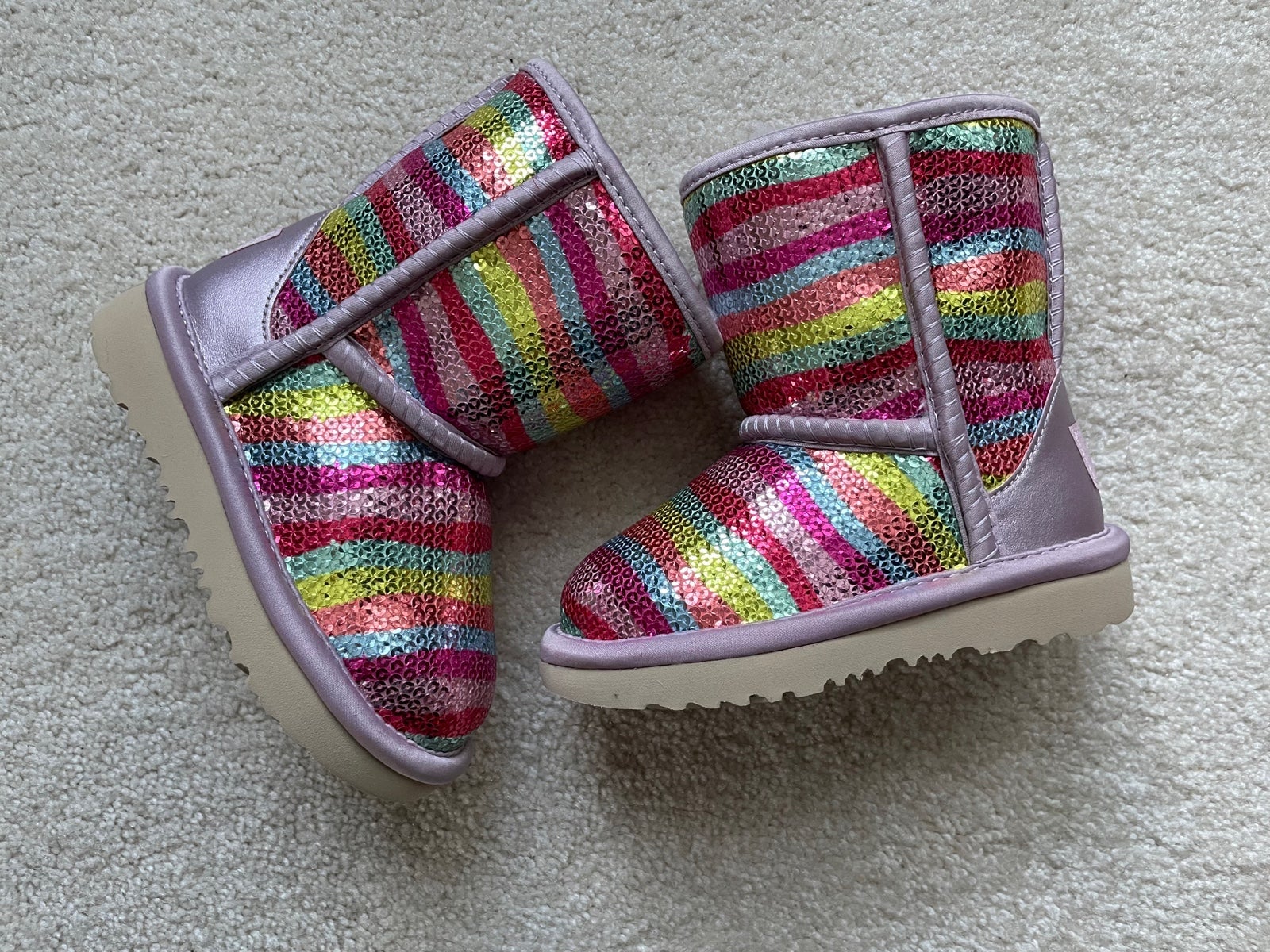 Kids sequin uggs